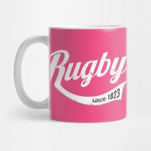 Cool rugby logo distressed Mug